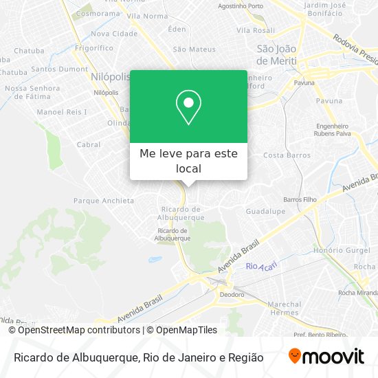 Ricardo de Albuquerque mapa