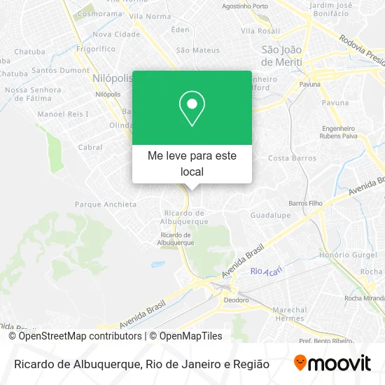 Ricardo de Albuquerque mapa