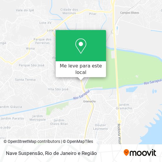 Nave Suspensão mapa