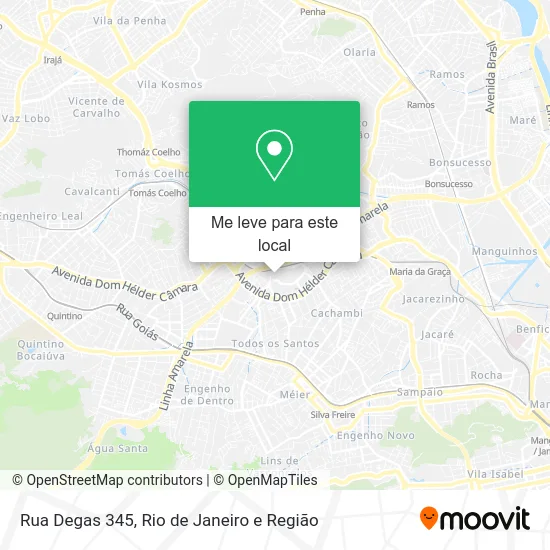 Rua Degas 345 mapa