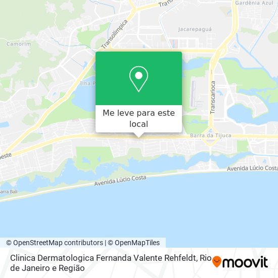 Clinica Dermatologica Fernanda Valente Rehfeldt mapa