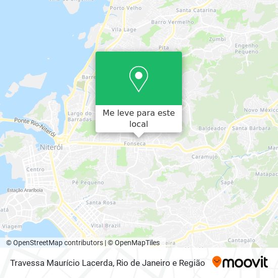 Travessa Maurício Lacerda mapa