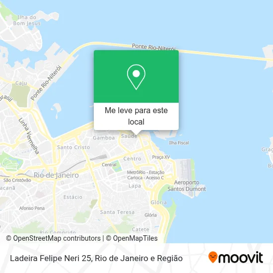 Ladeira Felipe Neri 25 mapa