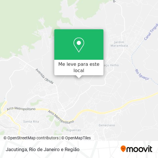 Jacutinga mapa