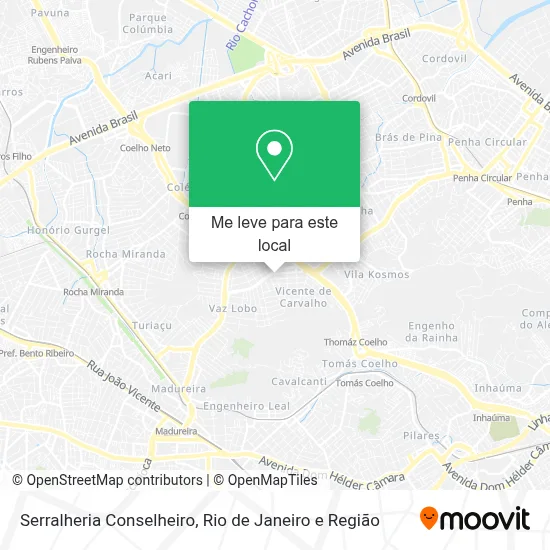 Serralheria Conselheiro mapa