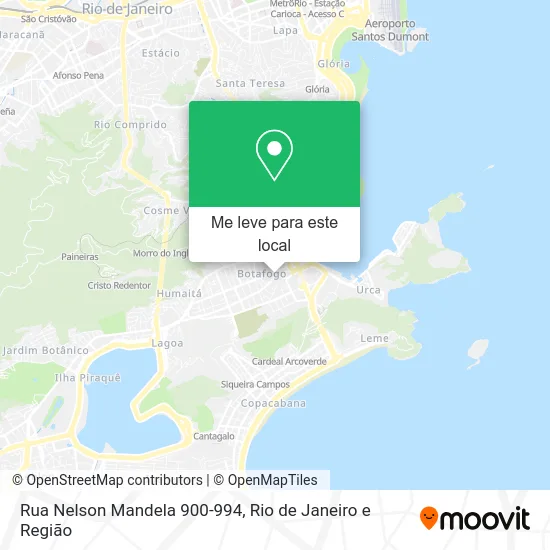 Rua Nelson Mandela 900-994 mapa