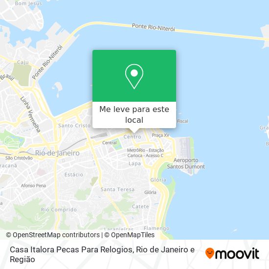 Casa Italora Pecas Para Relogios mapa