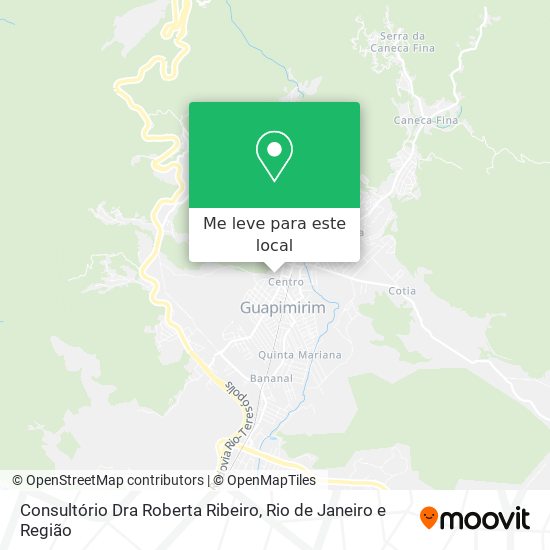 Consultório Dra Roberta Ribeiro mapa