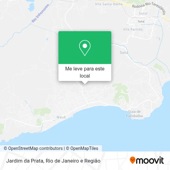 Jardim da Prata mapa