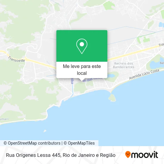 Rua Orígenes Lessa 445 mapa