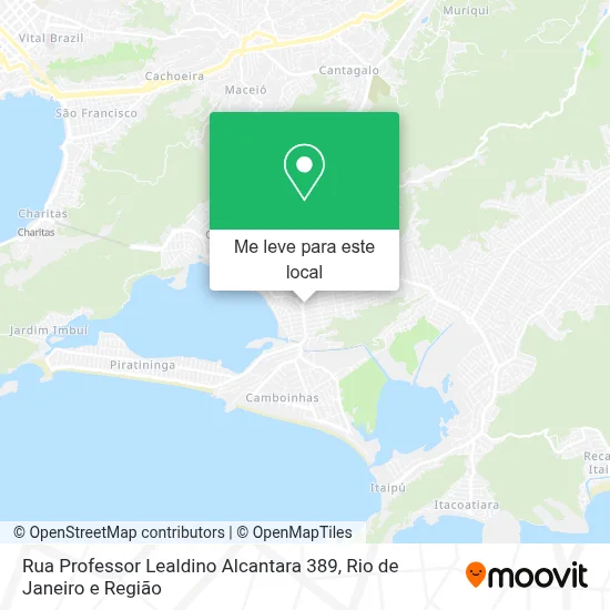 Rua Professor Lealdino Alcantara 389 mapa