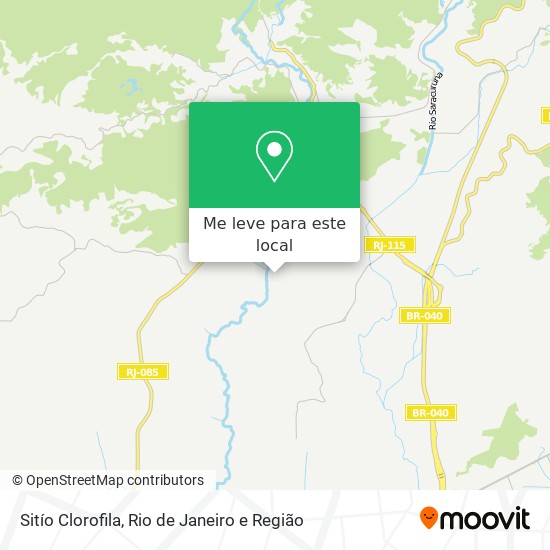 Sitío Clorofila mapa