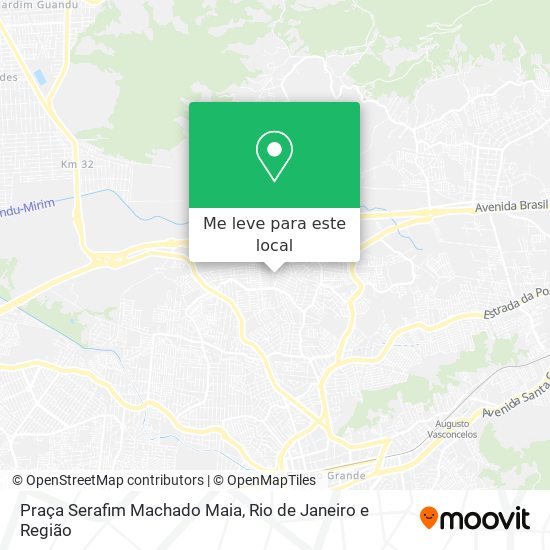 Praça Serafim Machado Maia mapa