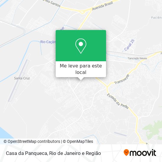 Casa da Panqueca mapa
