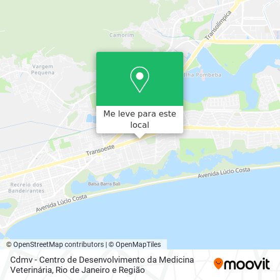 Cdmv - Centro de Desenvolvimento da Medicina Veterinária mapa