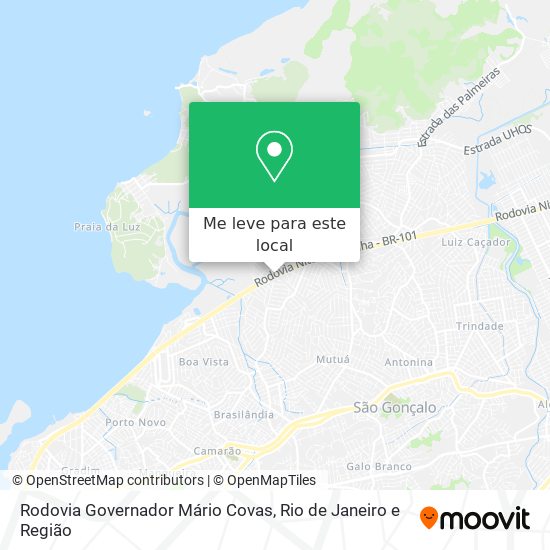 Rodovia Governador Mário Covas mapa