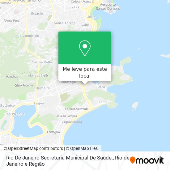 Rio De Janeiro Secretaria Municipal De Saúde. mapa