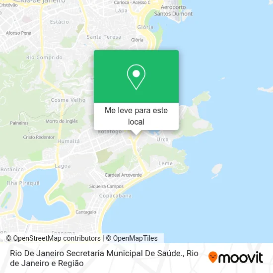 Rio De Janeiro Secretaria Municipal De Saúde. mapa