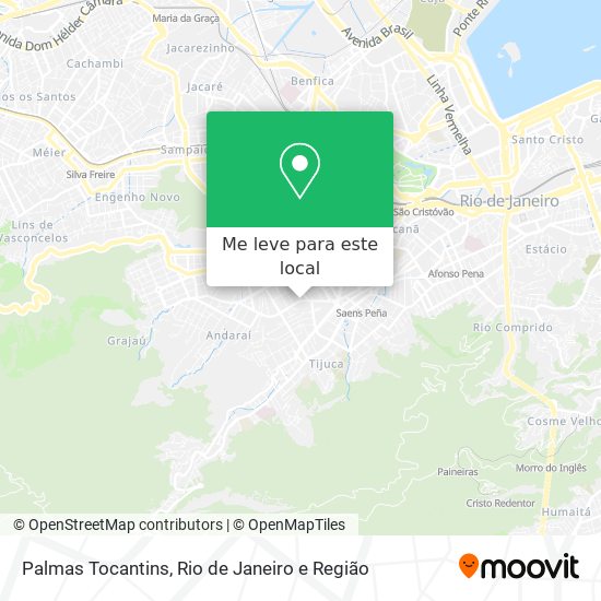 Palmas Tocantins mapa