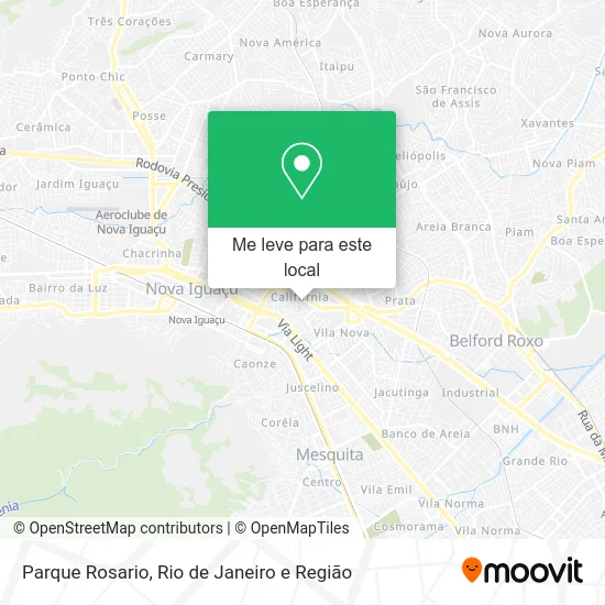 Parque Rosario mapa