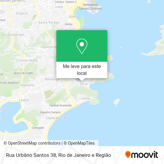 Rua Urbâno Santos 38 mapa
