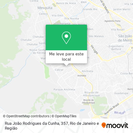 Rua João Rodrigues da Cunha, 357 mapa