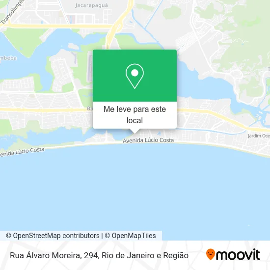 Rua Álvaro Moreira, 294 mapa