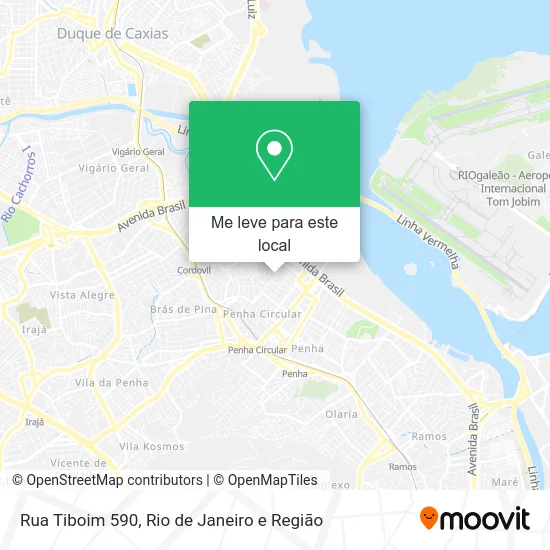 Rua Tiboim 590 mapa