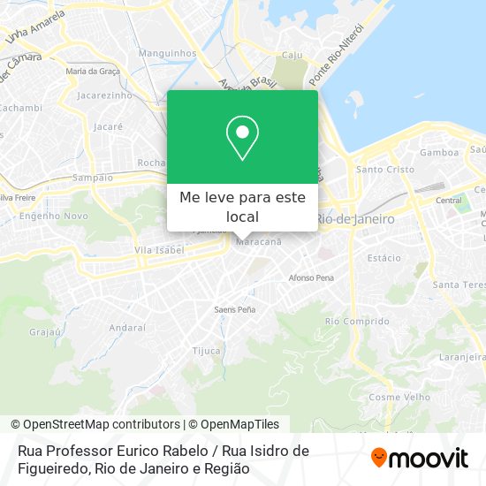 Rua Professor Eurico Rabelo / Rua Isidro de Figueiredo mapa