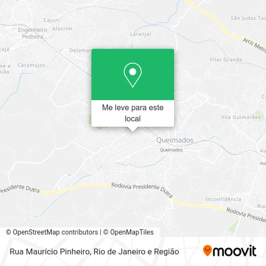 Rua Maurício Pinheiro mapa