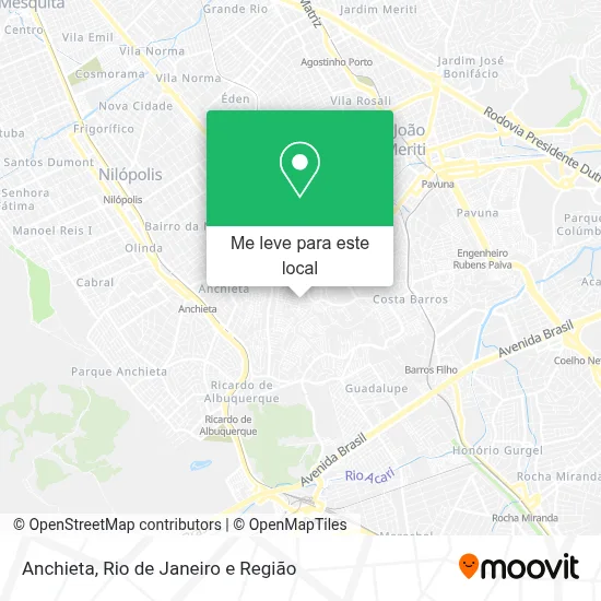 Anchieta mapa