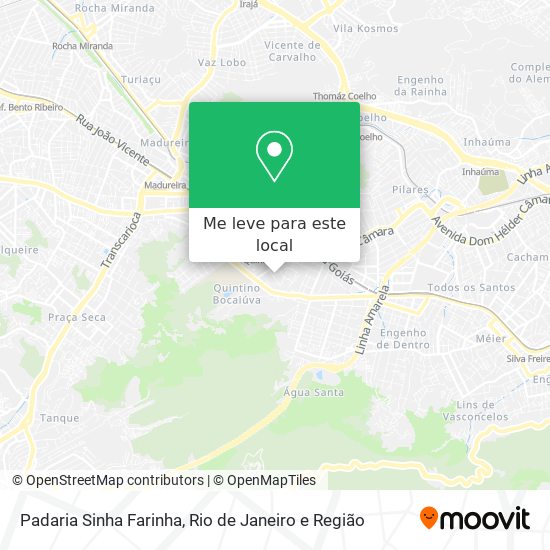 Padaria Sinha Farinha mapa
