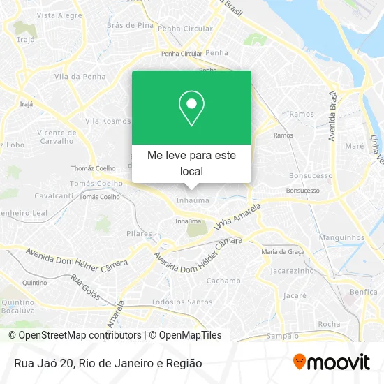Rua Jaó 20 mapa