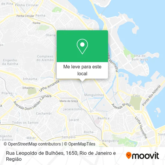 Rua Leopoldo de Bulhões, 1650 mapa