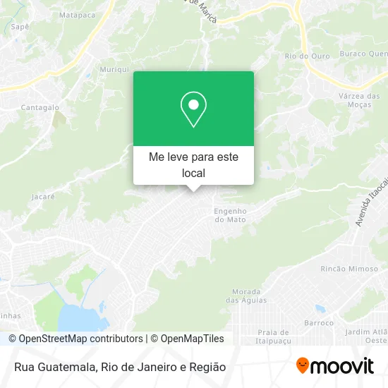 Rua Guatemala mapa