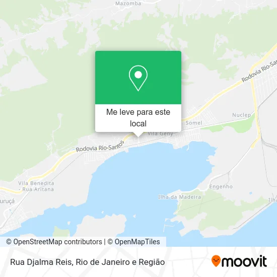 Rua Djalma Reis mapa
