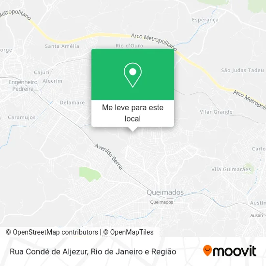 Rua Condé de Aljezur mapa
