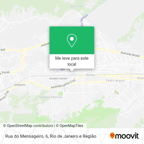 Rua do Mensageiro, 6 mapa