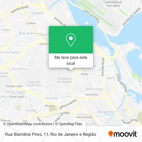 Rua Blandina Pires, 11 mapa