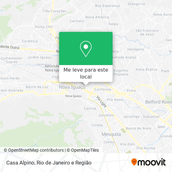 Casa Alpino mapa