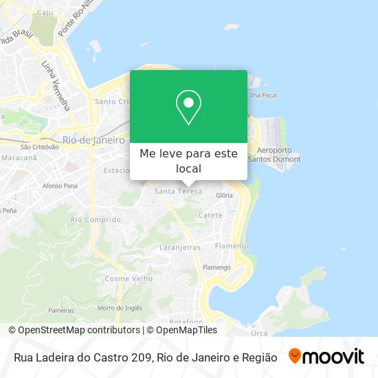Rua Ladeira do Castro 209 mapa