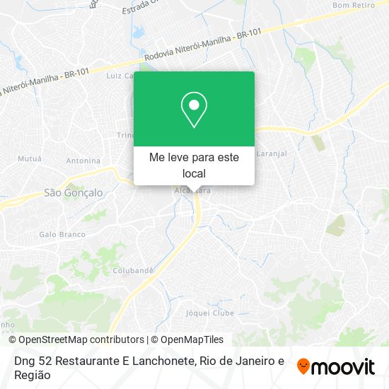 Dng 52 Restaurante E Lanchonete mapa
