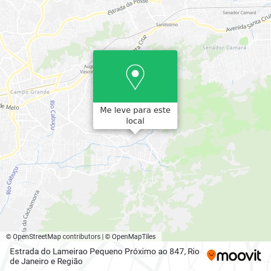 Estrada do Lameirao Pequeno Próximo ao 847 mapa