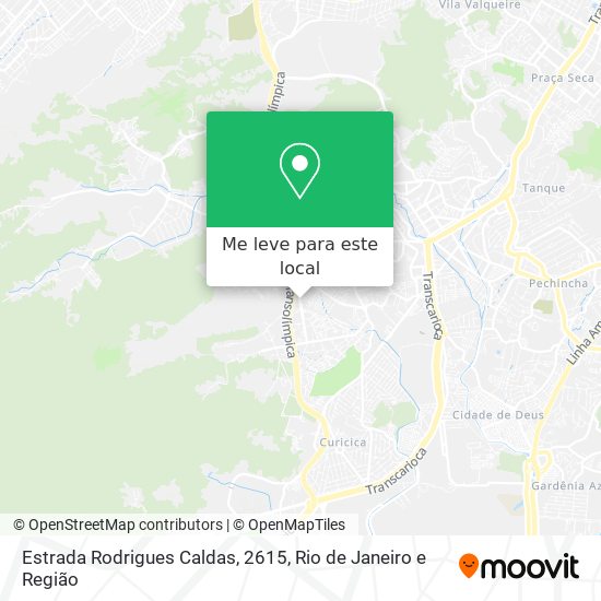 Estrada Rodrigues Caldas, 2615 mapa