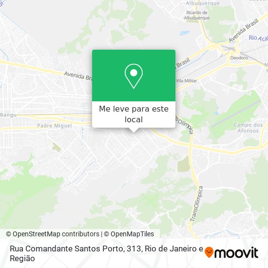 Rua Comandante Santos Porto, 313 mapa