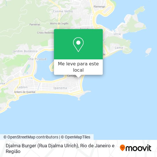 Djalma Burger (Rua Djalma Ulrich) mapa