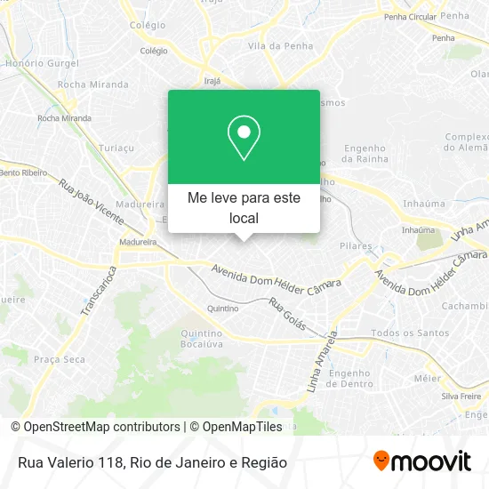 Rua Valerio 118 mapa