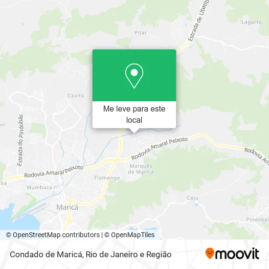 Condado de Maricá mapa