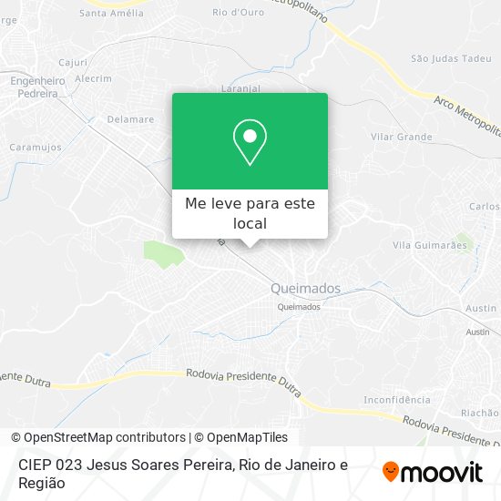 CIEP 023 Jesus Soares Pereira mapa