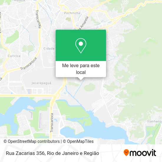 Rua Zacarias 356 mapa